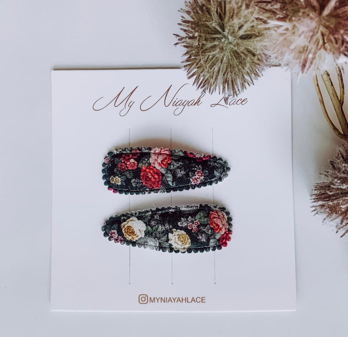 Hair Clips | Floral Eclipse