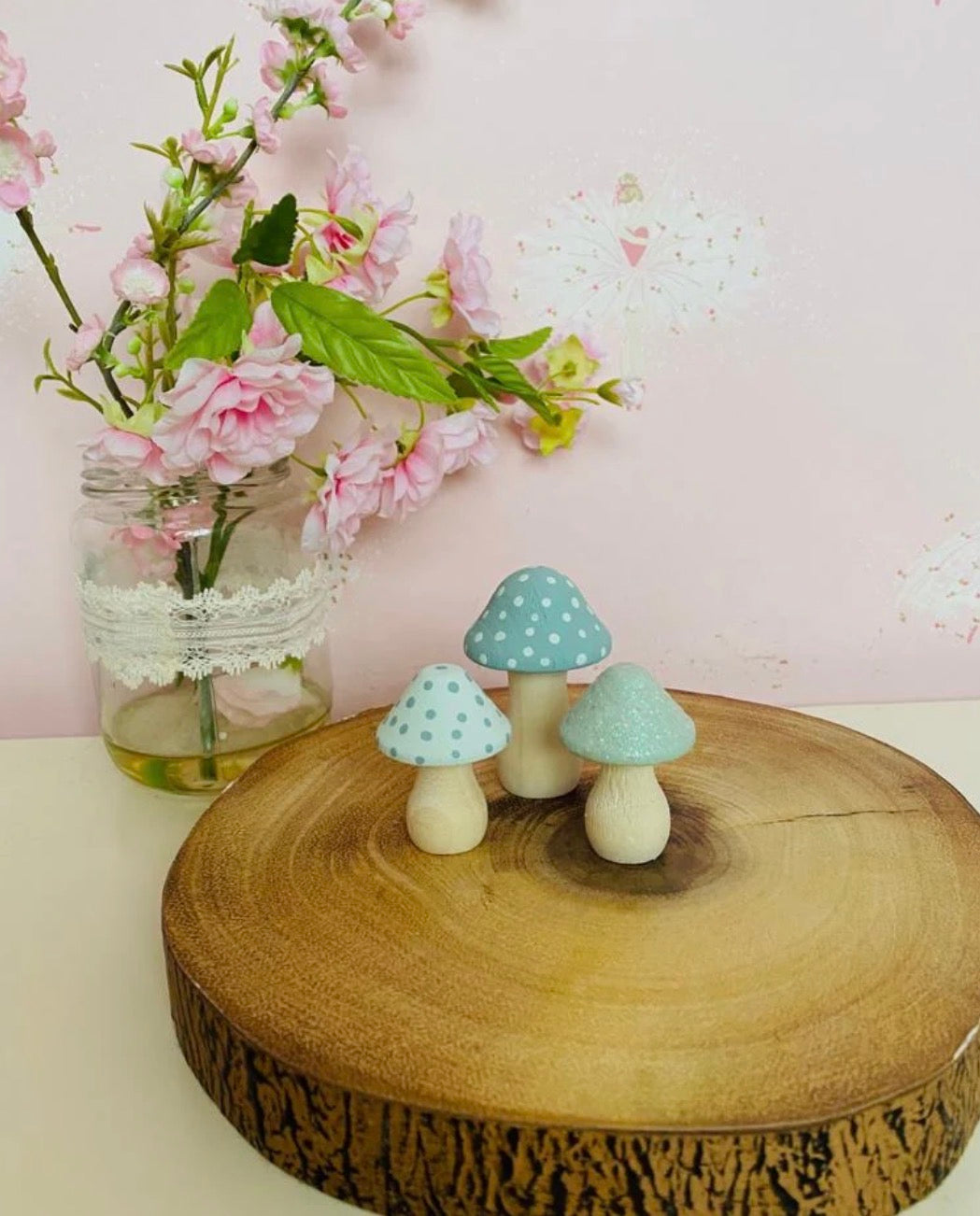 Decorative Set | Green Mushroom Magic
