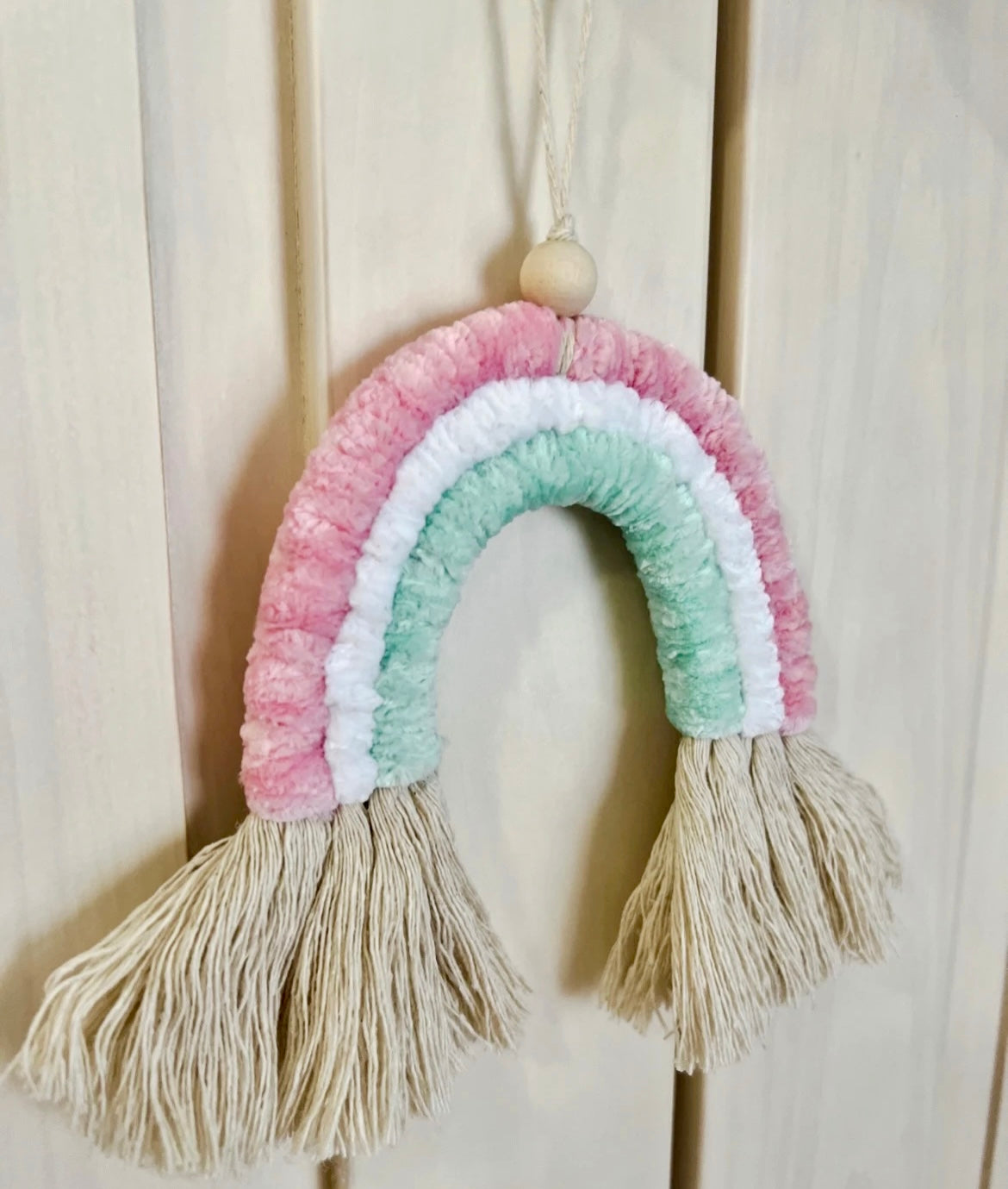 Nursery Decor | Macrame Rainbow Wonder 1