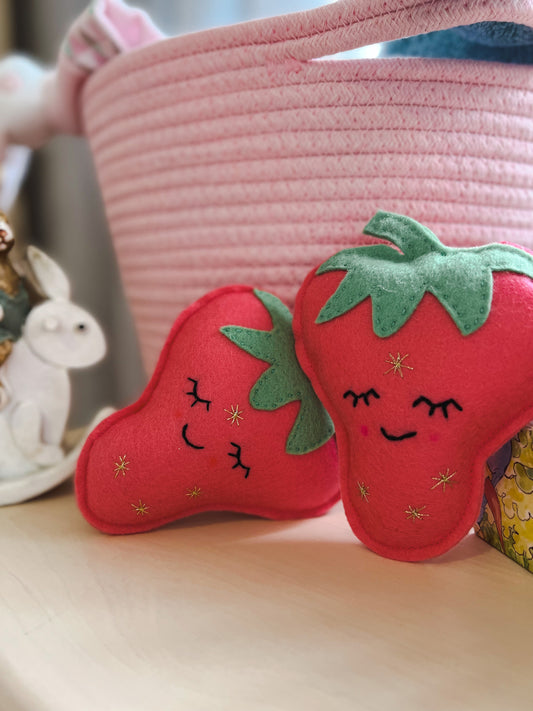 Pretend Play | Strawberry Softies 2pc