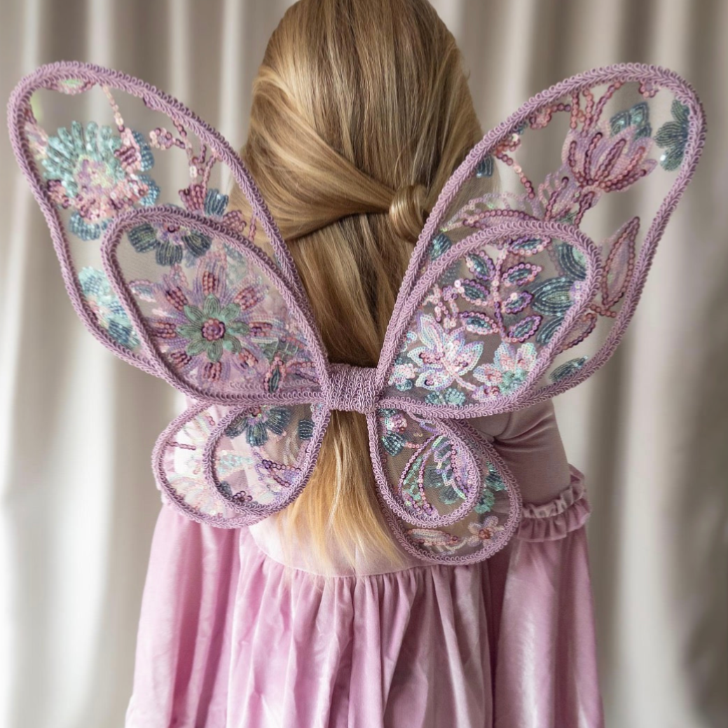 Fairy Wings | Purple Floral